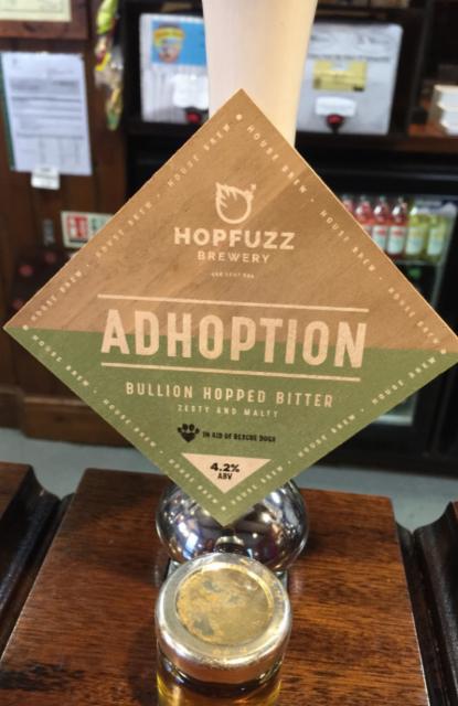 Adhoption 4.2%, Hop Fuzz Brewery, England