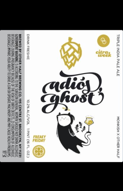 Adiós Ghost 10.2%, Other Half Brewing Co., United States