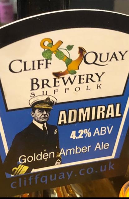 Admiral 4.2%, Cliff Quay Brewery, England
