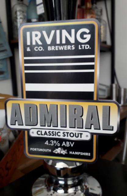 Admiral 4.3%, Irving & Co. Brewers Ltd., England