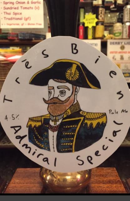 Admiral Special Pale Ale 4.5%, Tres Bien Brewery, England