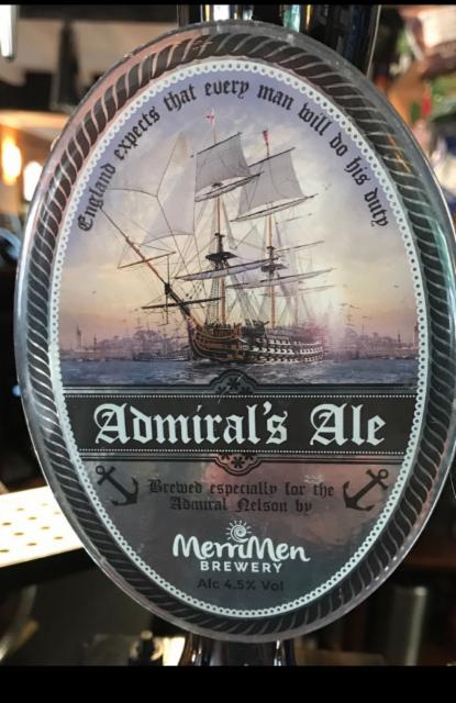 Admiral's Ale 4.5%, Merrimen Brewing Ltd., England