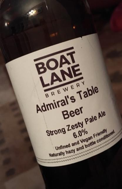 Admiral's Table Beer 6.0%, Boat Lane Brewery Ltd, England