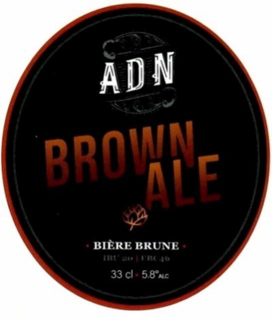 ADN Brown Ale 5.8%, Brasserie ADN, France