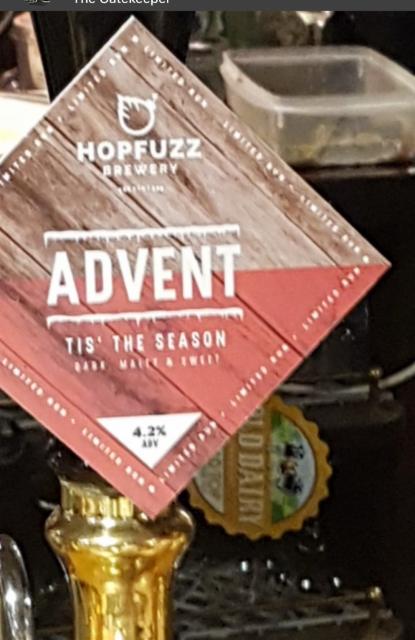Advent 4.2%, Hop Fuzz Brewery, England