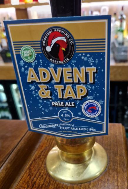 Advent & Tap 4.3%, Rooster's Brewing Co., England