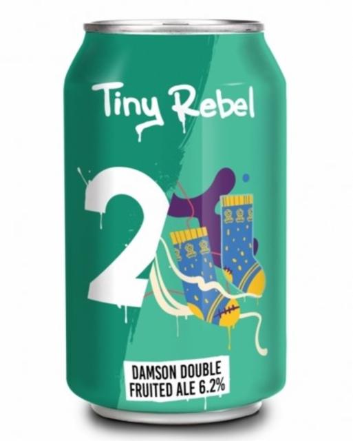 Advent Calendar 2022 #02 Damson Double Fruited Ale 6.2%, Tiny Rebel Brewing, Wales
