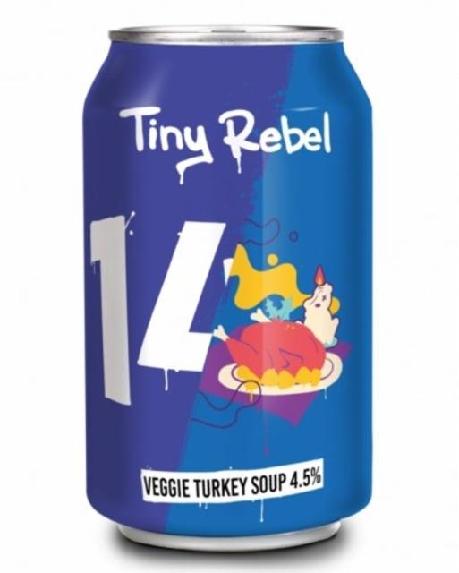 Advent Calendar 2022 #14 Veggie Turkey Soup 4.5%, Tiny Rebel Brewing, Wales