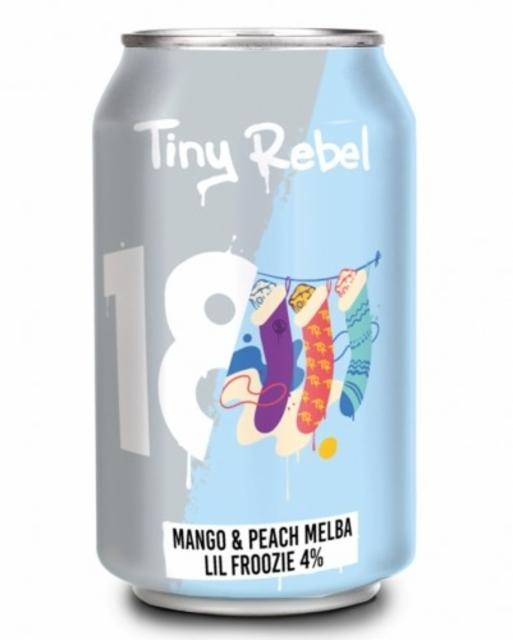 Advent Calendar 2022 #18 Mango & Peach Melba Lil Froozie 4.0%, Tiny Rebel Brewing, Wales