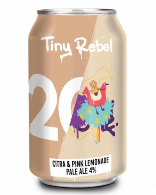 Advent Calendar 2022 #20 Citra & Pink Lemonade Pale Ale 4.0%, Tiny Rebel Brewing, Wales