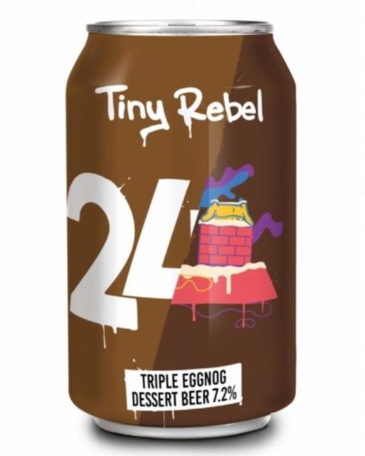 Advent Calendar 2022 #24 Triple Eggnog Dessert Beer 7.2%, Tiny Rebel Brewing, Wales