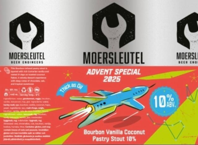 advent special 2025 - Bourbon vanilla coconut, Brouwerij De Moersleutel
