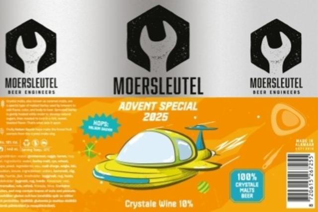Advent Special 2025: Crystale Wine 10.0%, Brouwerij De Moersleutel, Netherlands