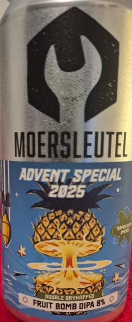 Advent special 2025: double dryhopped fruit bomb 8.0%, Brouwerij De Moersleutel, Netherlands