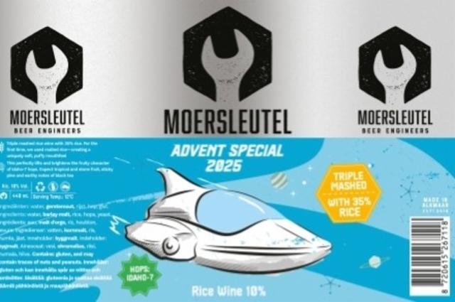 Advent Special 2025: Rice Wine 10.0%, Brouwerij De Moersleutel, Netherlands