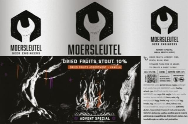 Advent Special Dried Fruits Stout 10.0%, Brouwerij De Moersleutel, Netherlands