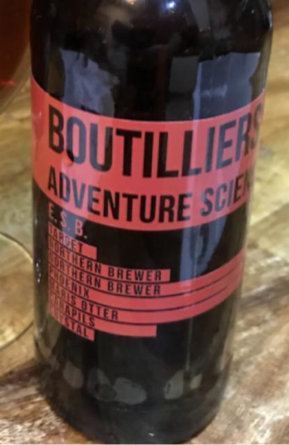 Adventure Science 4.9%, Boutilliers Ltd, England