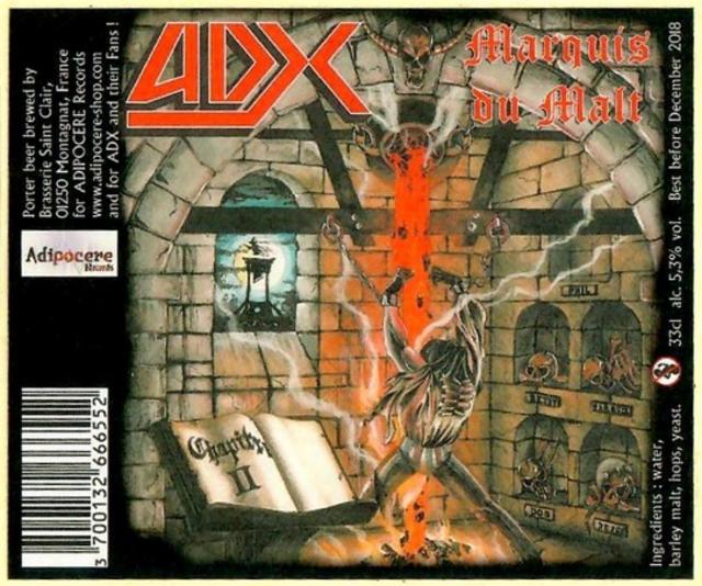 ADX 5.3%, Brasserie Saint-Clair, France