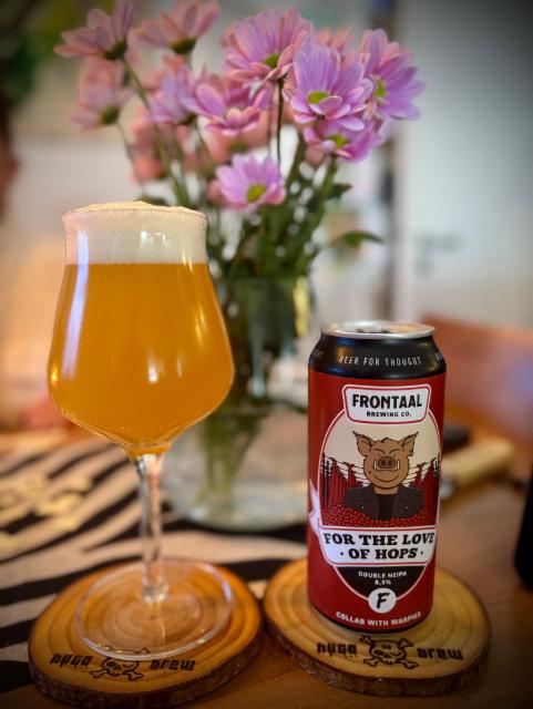 For the love of Hops Double NEIPA 8.5%, Brouwerij Frontaal, Netherlands