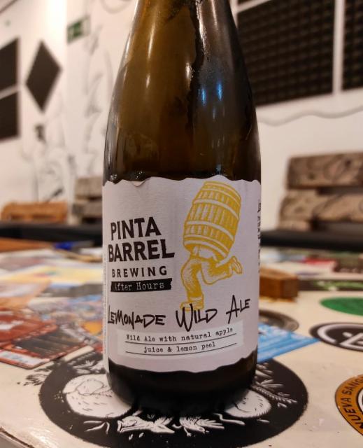 after hours: lemonade wild ale, Pinta Barrel Brewing