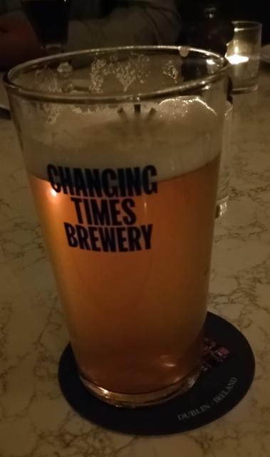 after hours pale ale, Changing time brewery
