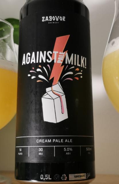 Against Pale Milk! 5.0%, Zagovor Brewery, Russia