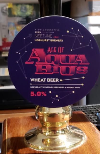 Age Of Aquarius 5.0%, Hophurst Brewery, England
