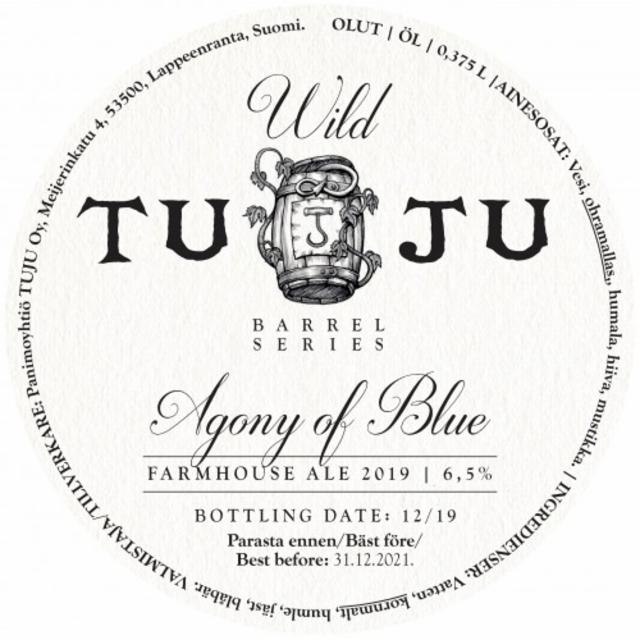 Agony of Blue 6.6%, Panimoyhtiö Tuju, Finland