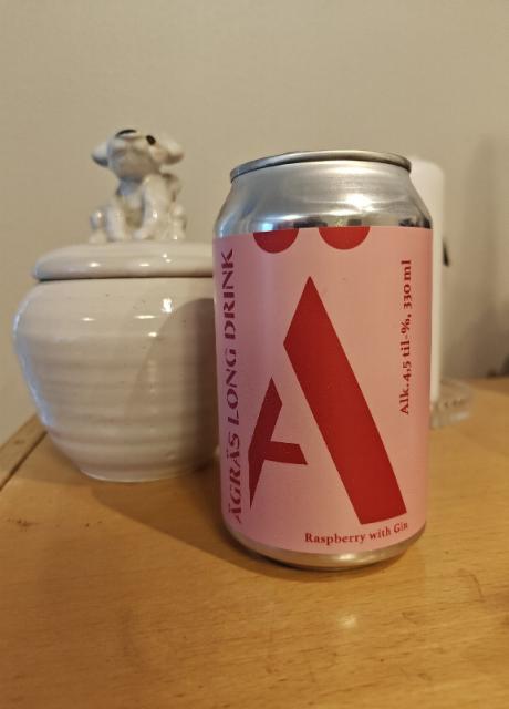 Ägräs Long Drink Raspberry with Gin 4.5%, Ägräs Distillery, Finland