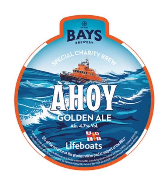 Ahoy (RNLI) 4.7%, Bays Brewery Ltd, England