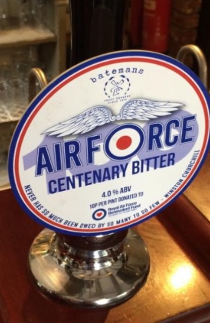 Air Force Centenary Bitter 4.0%, Batemans Brewery, England