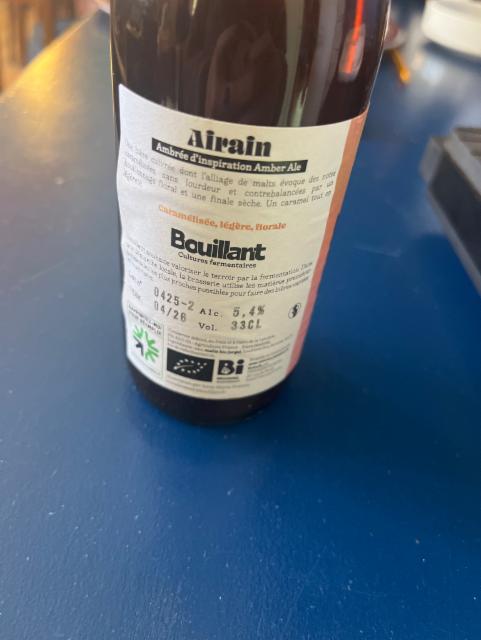 Airin, Brasserie Bouillant