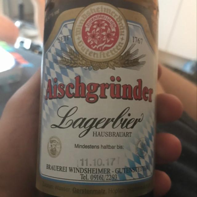 Aischgründer Lagerbier, Brauerei Windsheimer
