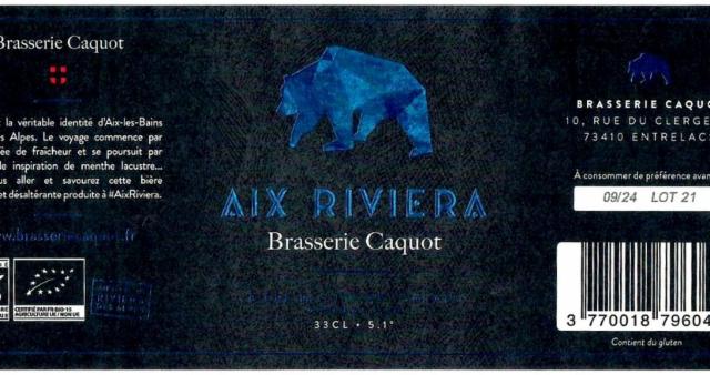 Aix Riviera 5.1%, Brasserie Caquot, France
