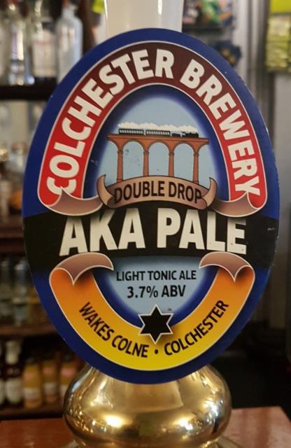 Double Drop AKA Pale 3.7%, Colchester Brewery, England