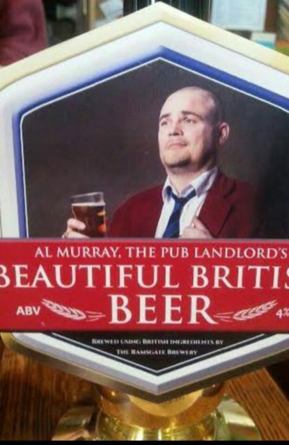 Al Murray, The Pub Landlords, Beautiful British Beer 4.0%, The Ramsgate Brewery, England