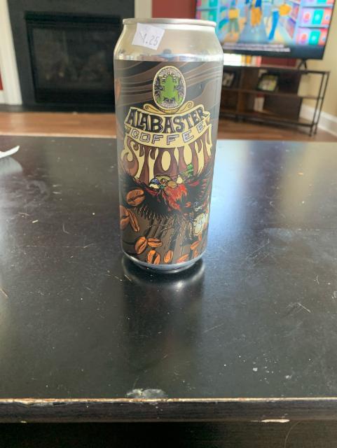 Alabaster Coffee Stout 6.0%, Bullfrog Brewery, United States