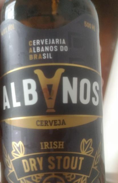 Albanos Dry Irish Stout 4.0%, Cervejaria Albanos do Brasil, Brazil