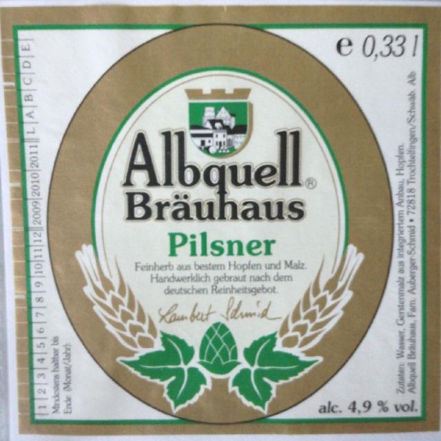 Albquell Brauhaus Pilsner, Albquell Bräuhaus