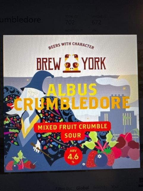 Albus Crumbledore, Brew York