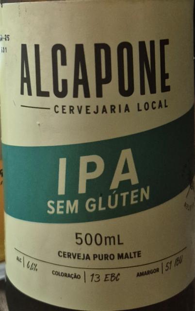 Alcapone IPA sem Glúten 6.6%, Al Capone, Brazil