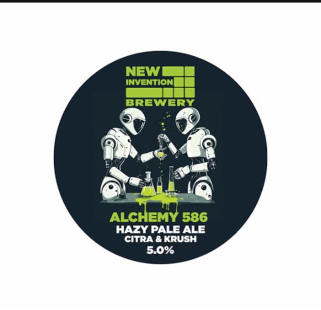 Alchemy 586 5.0%, New Invention Brewery, United Kingdom