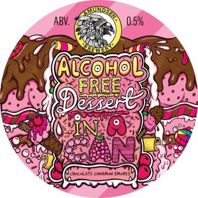 Alcohol Free Dessert In A Can Chocolate Cinnamon Smores 0.5%, Amundsen Bryggeri, Norway