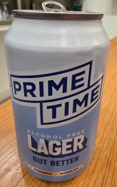 Alcohol free lager but better, Prime Time