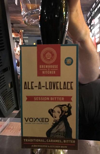 Ale-A-Lovelace 3.6%, Brewhouse & Kitchen, England