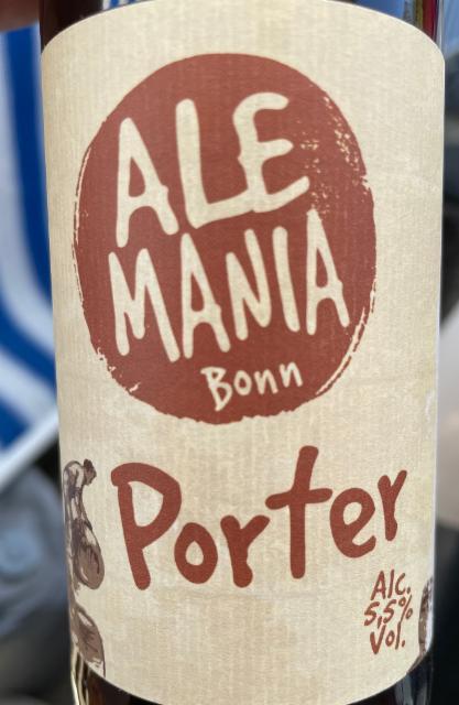Ale Mania Porter 5.5%, Ale Mania, Germany
