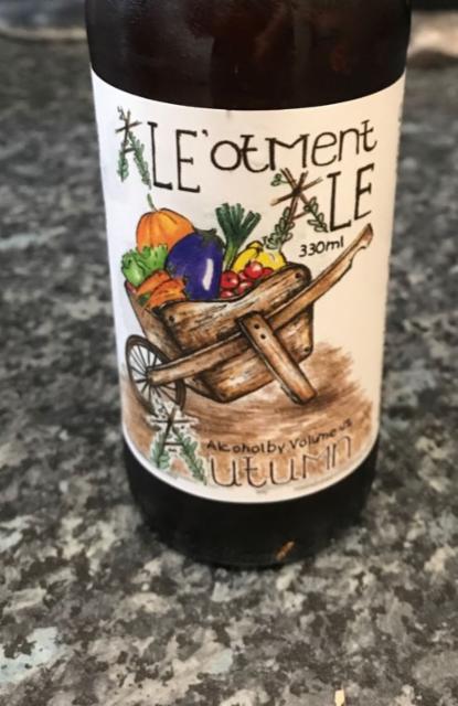 Ale'otment Autumn Ale 4.0%, Tunnel Brewery, England