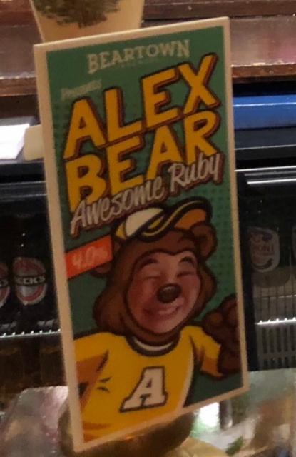 Alex Bear 4.0%, Beartown Brewery, England