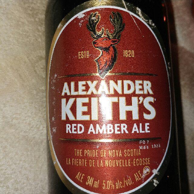 Alexander Keith's Red Amber Ale 5.0%, Labatt Breweries (AB InBev), Canada