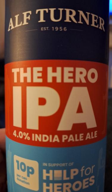 alf turner the hero ipa, Hogs Back Brewery
